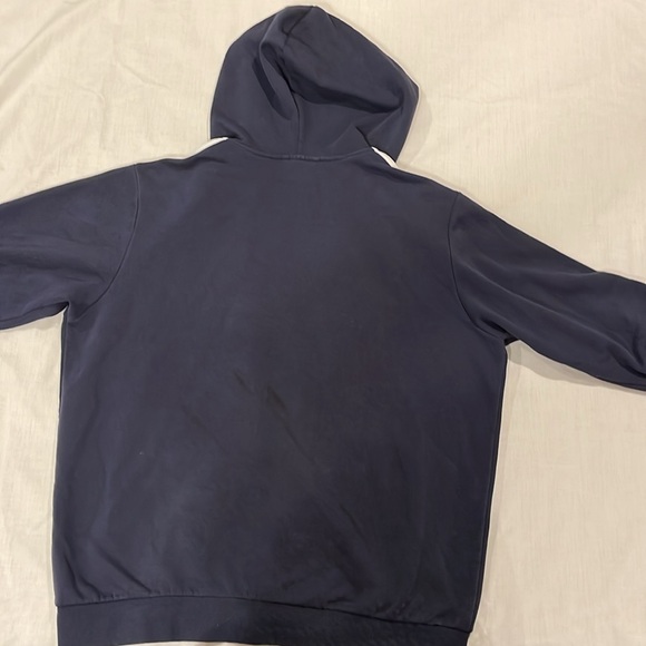 Men’s Adidas Navy Blue Hoodie Size Large - Picture 2 of 5